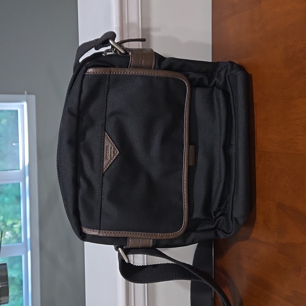 Black and Brown Crossbody Bag